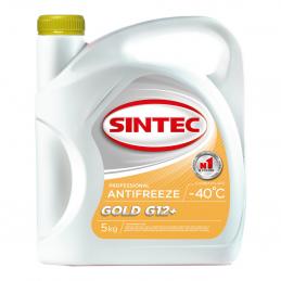 SINTEC антифриз GOLD G12+ -40 желтый (800526) 5кг