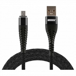 Кабель WIIIX microUSB/USB-8pin/Type-C  1,2м CB800-U8MUTC-12B черный